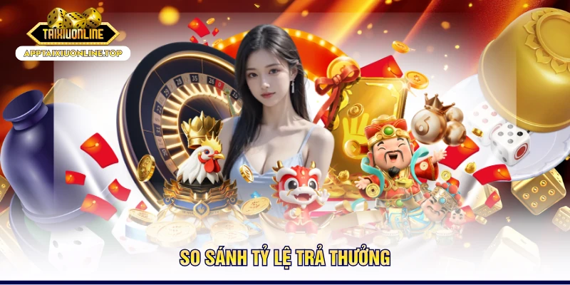 So sánh tỷ lệ trả thưởng